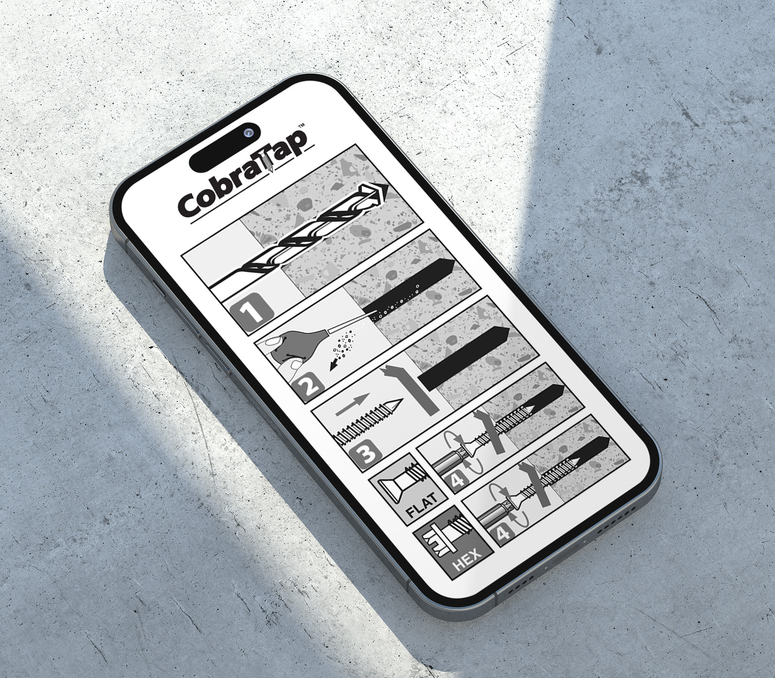 Vis à béton – Guide d’installation