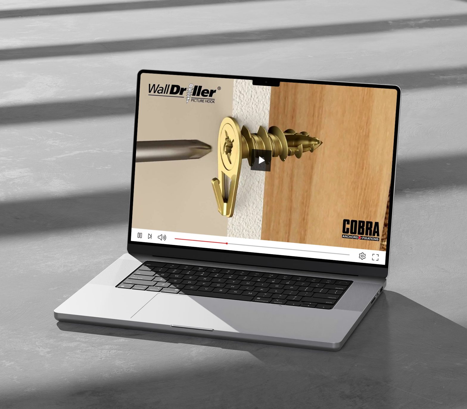 Walldriller Pic Hook – Vidéo d’installation